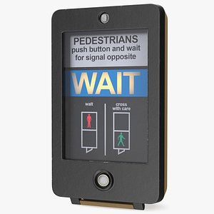 London pedestrian crosswalk button On