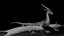 Lowpoly animierter Sturmdrache