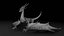 Lowpoly animierter Sturmdrache