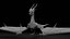 Lowpoly animierter Sturmdrache
