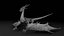 Lowpoly animierter Sturmdrache