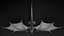 Lowpoly animierter Sturmdrache