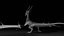 Lowpoly animierter Sturmdrache