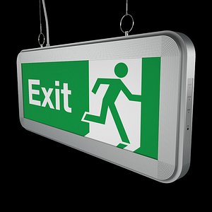 Exit sign