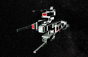 capitalship spacecraft 3d model