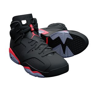 3D Air Jordan 6-retro sneaker 1