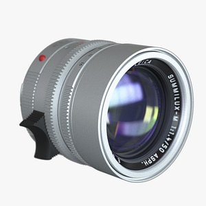 lens leica summilux-m 50mm 3d max