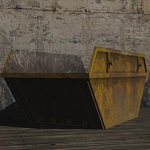 skip prop 3d model