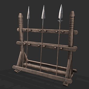 Medieval Spears and Stand