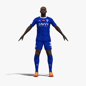 3D 3D Rigged Kalidou Koulibaly Al-Hilal 2024