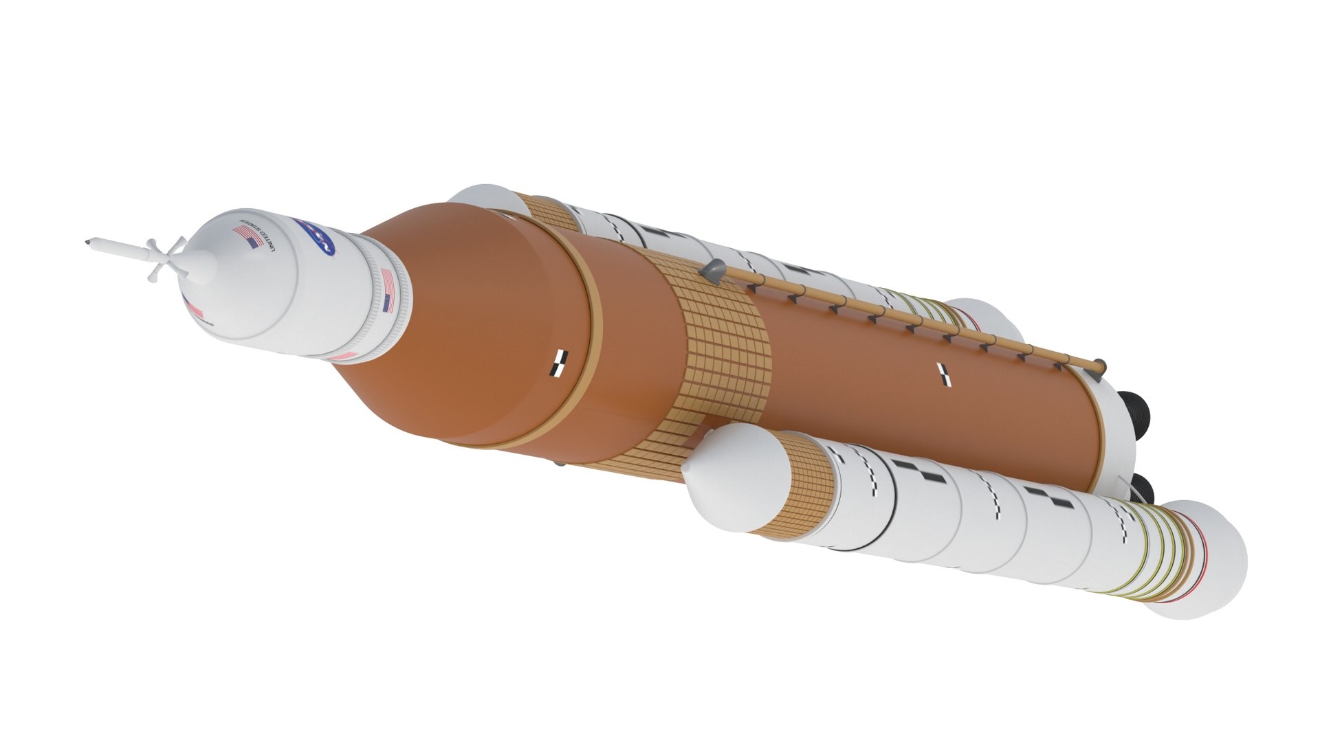 3D Sls Block Rocket - TurboSquid 1575341