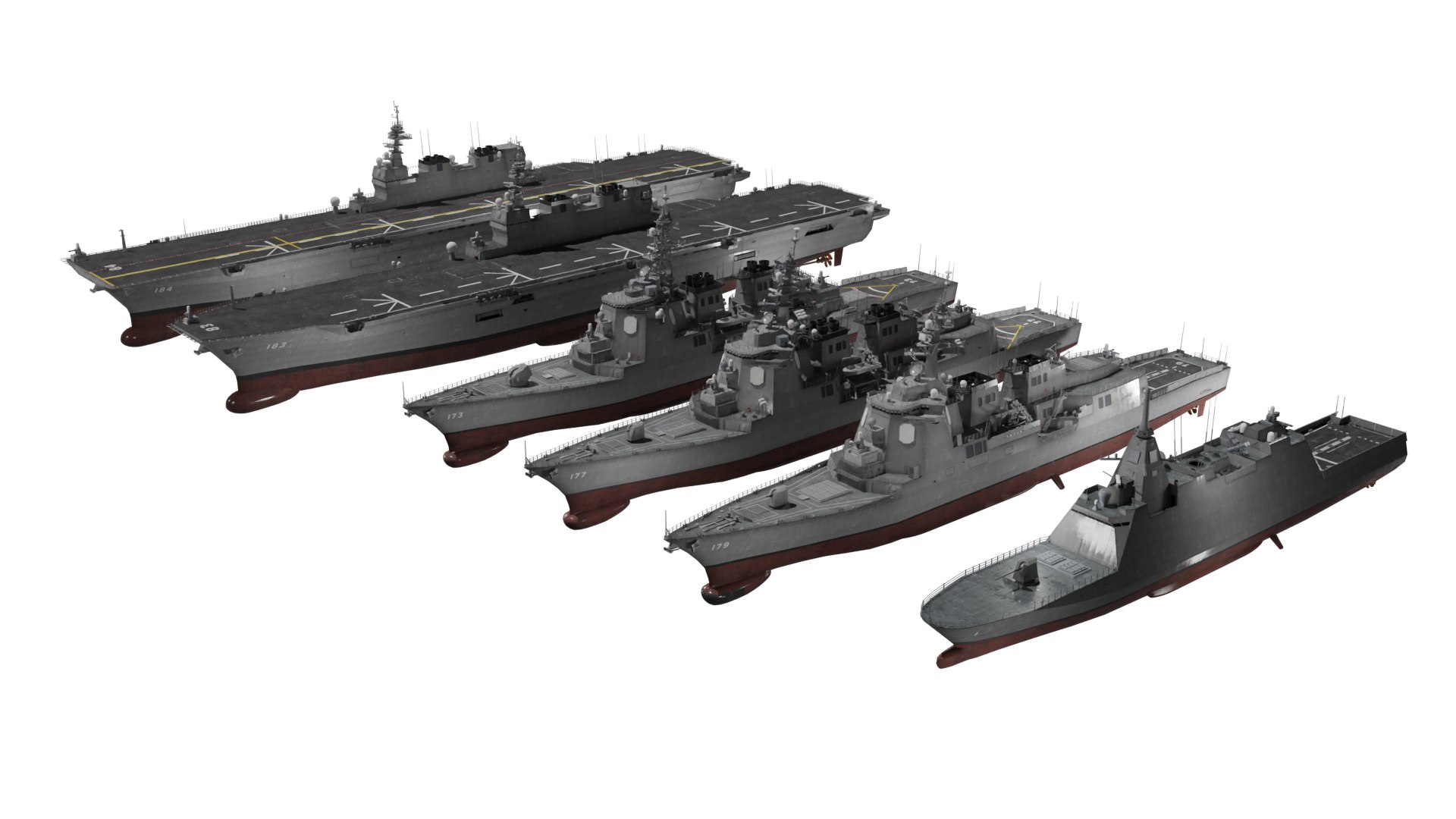 Japanese Destroyer Kagero 3ds