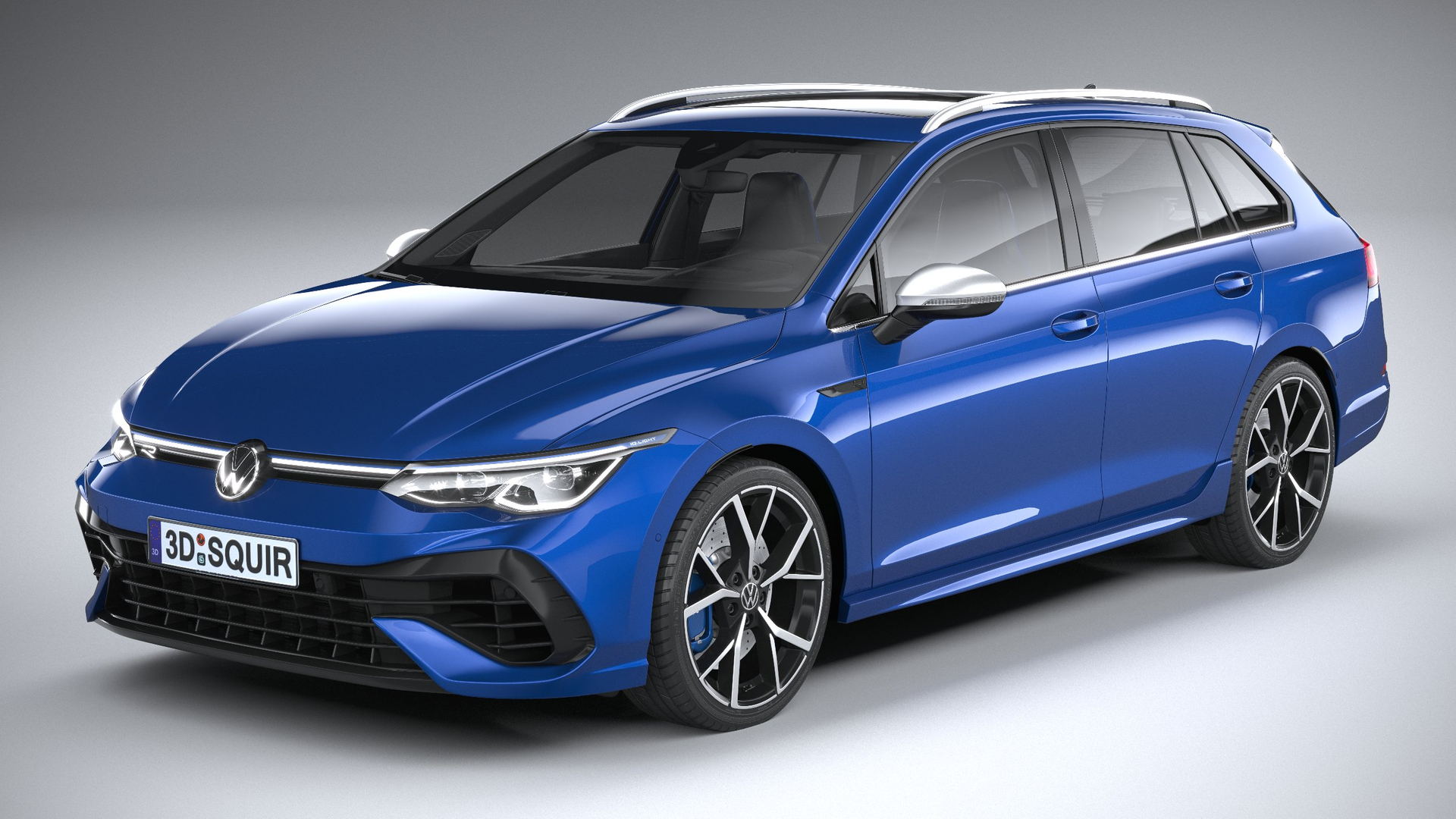modèle 3D de Volkswagen Golf R Break 2022 TurboSquid 1760148