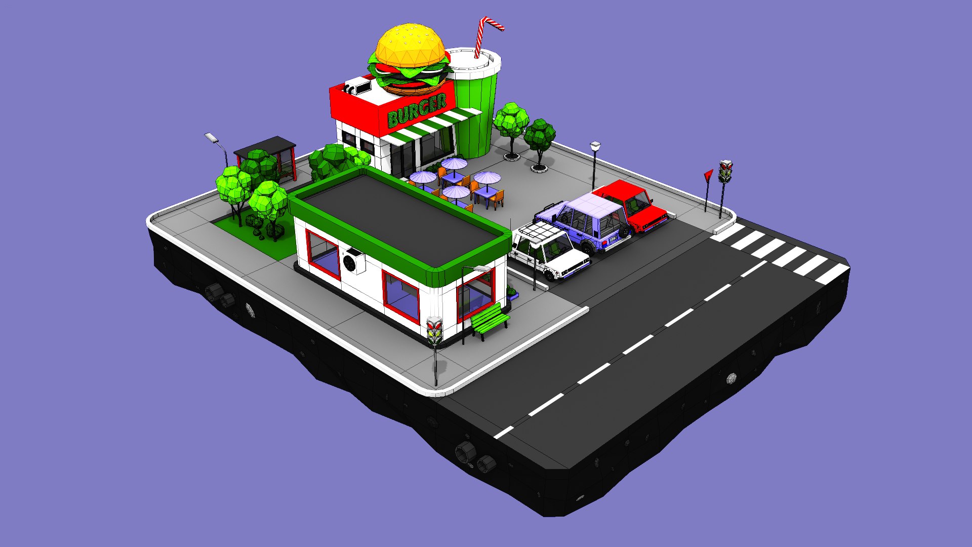 Burger Cafe Block from Cartoon Low Poly City 3D model https://p.turbosquid.com/ts-thumb/na/Az6BmT/RU/burger_block_02/jpg/1647938297/1920x1080/fit_q87/9ddfcf9c0510672079a770ce7ec2df313c45d258/burger_block_02.jpg