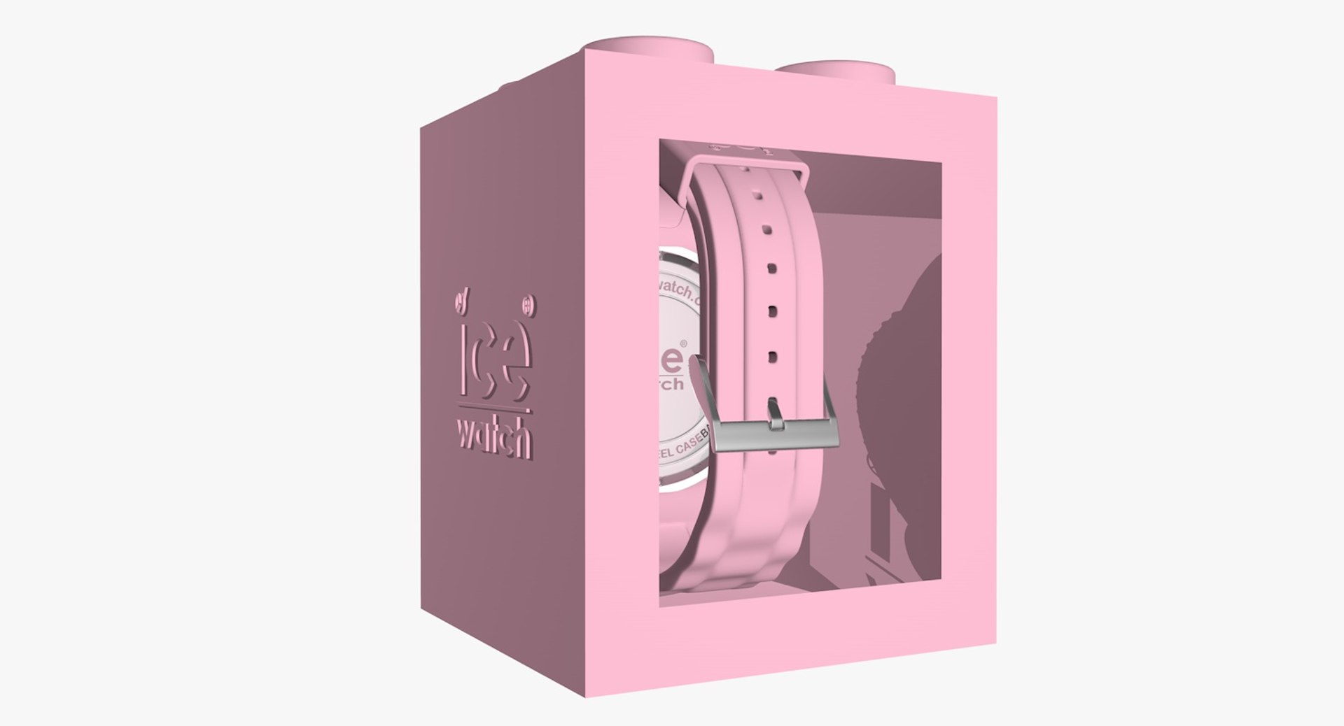 3d Model Pink Ice Watch
