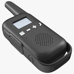 black walkie talkie portable model