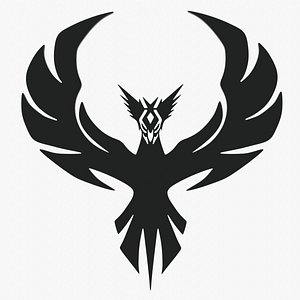 Phoenix - Immortal bird 05 low-poly