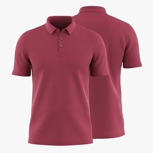Mens Regular-Fit Quick-Dry Golf Polo 3D