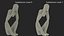 Contemplative Human Statuette