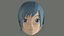 定型化されたキャラクターの頭