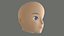 定型化されたキャラクターの頭