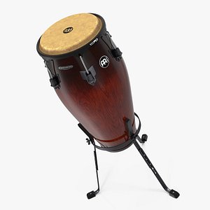 Meinl Marathon Conga with Basket Stand Dark 3D Model