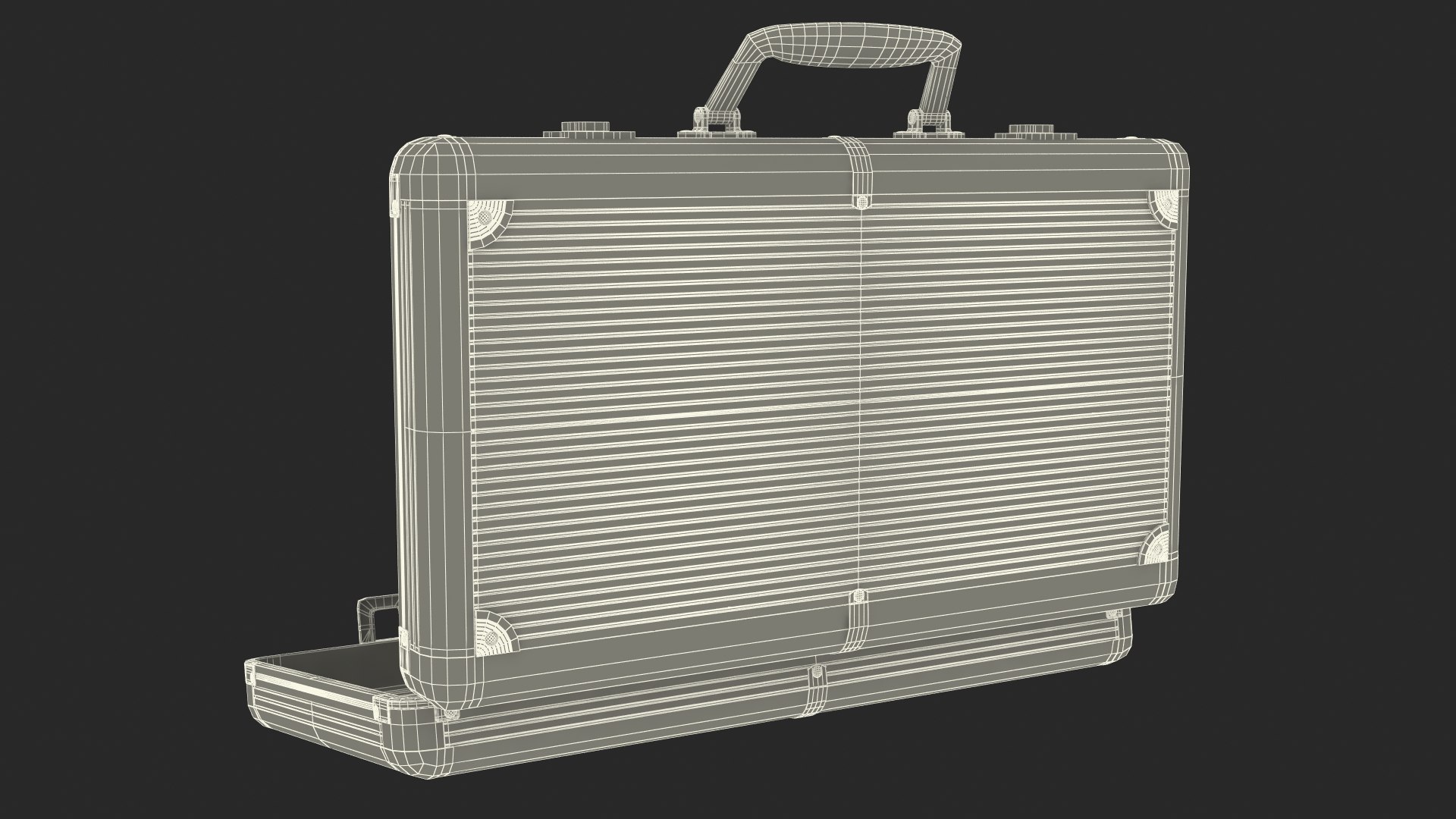 3D Aluminum Case Full Of Euro Money - TurboSquid 1965721