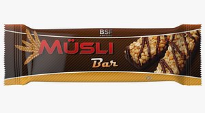 musli bar 3d max