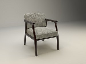 3d model comfortable chair