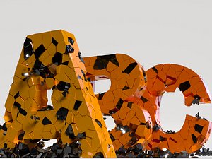 Collapsing damaged alphabet