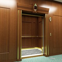 Elevator Wood Interior