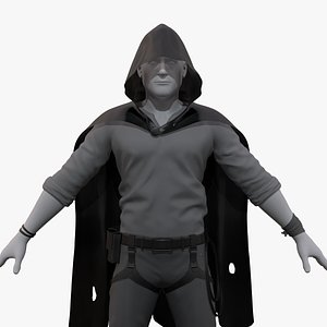 3D Medieval Thief Character