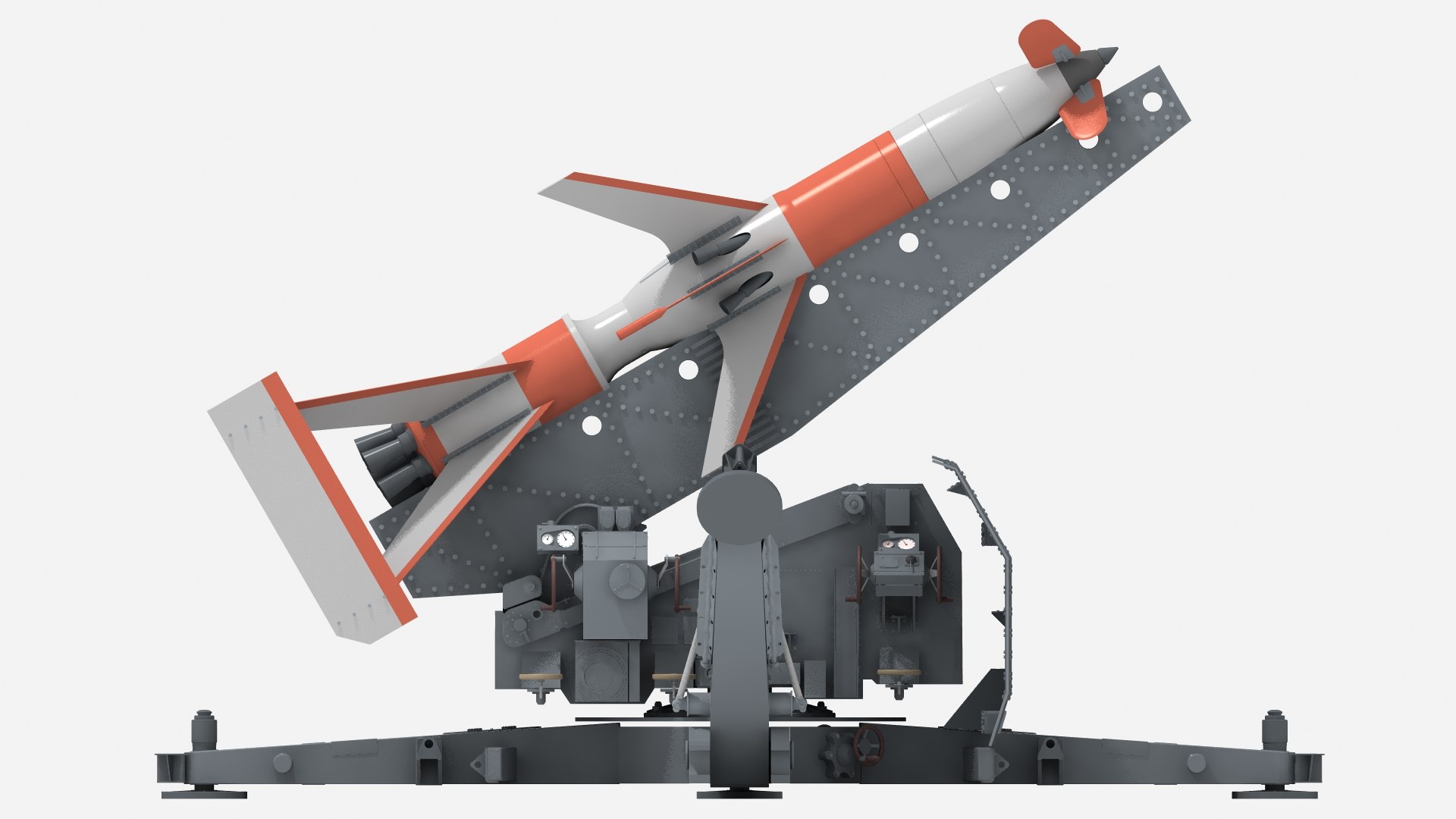 Rheintochter Model - TurboSquid 1724294