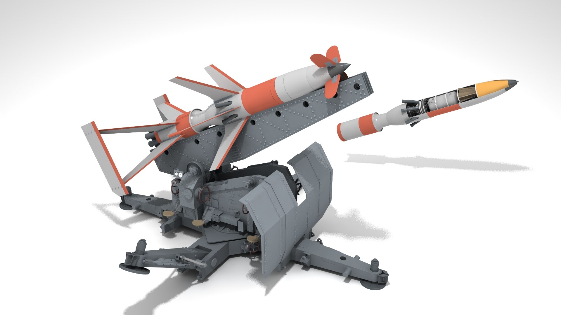 Rheintochter Model - TurboSquid 1724294