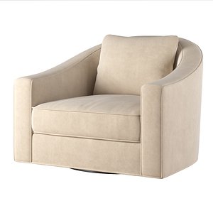 3D RH CURVED SWIVEL CHAIR