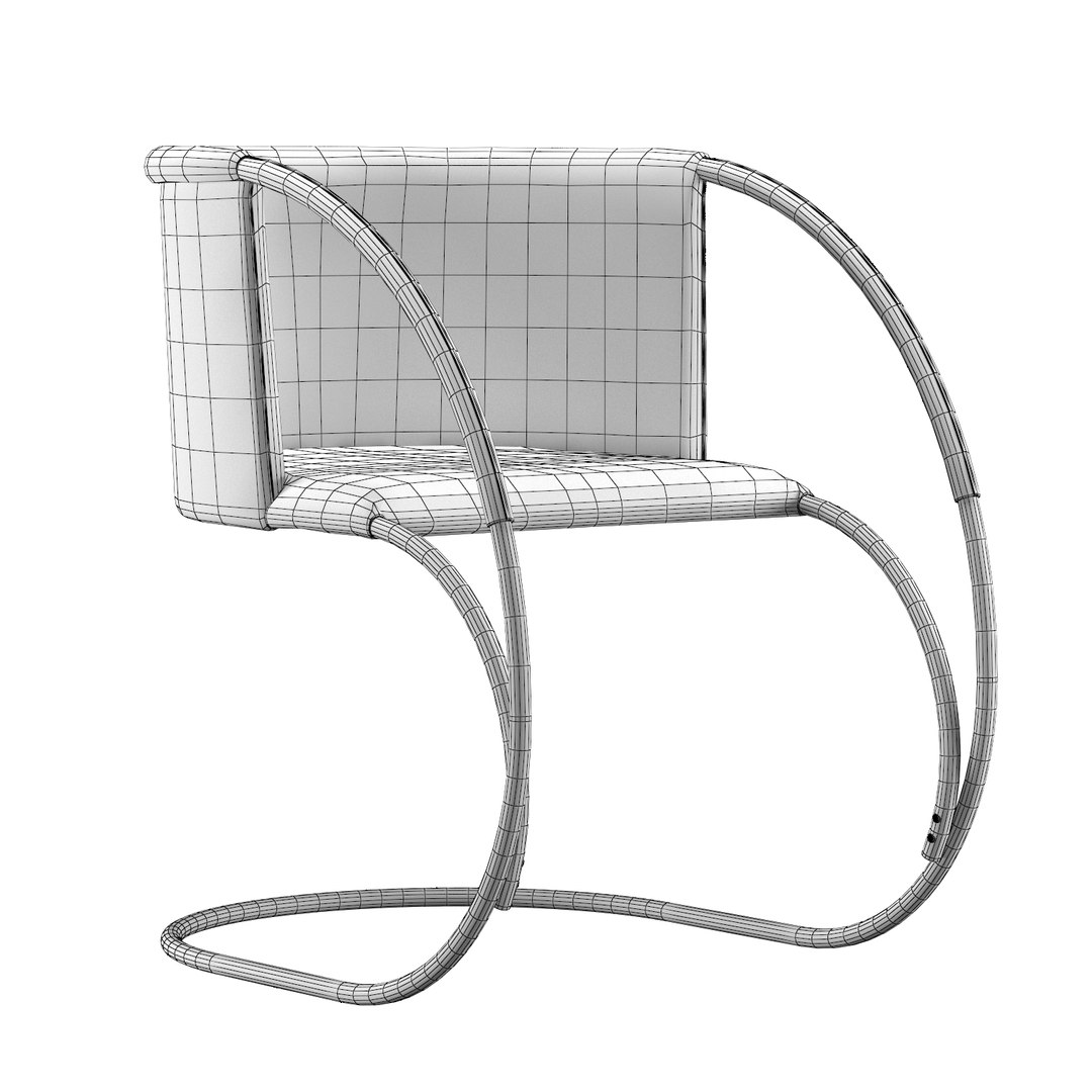 Ml 33 leather chair model - TurboSquid 1574705