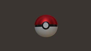 pokeball simple 3D