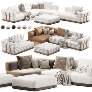 Meroni  Colzani Mediterraneo Modular Sofa