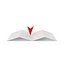 Kartenpapier und roter Pfeilstift
