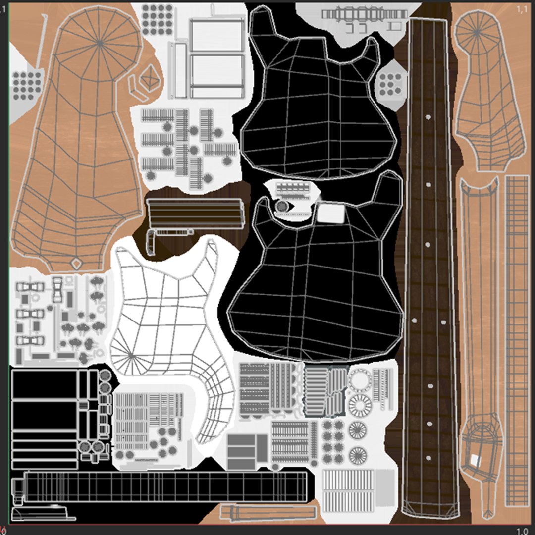 4 Strings Bass Guitar 3D https://p.turbosquid.com/ts-thumb/na/lOVWZe/KZ/uv/png/1771250739/1920x1080/fit_q87/b6ba9ffba32c8a75cf09edf91e97e62856a6c85a/uv.jpg