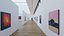 3D Art Museum Gallery Interior 35 model