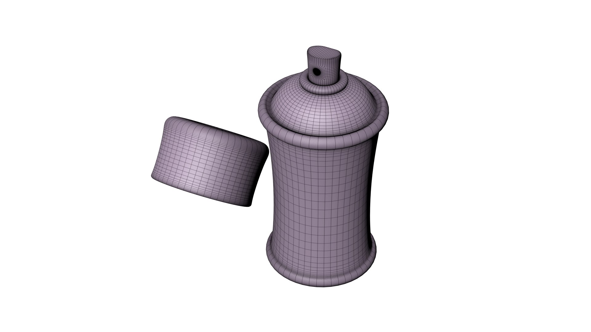 Cartoon Spray Can Model - TurboSquid 2134756
