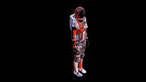 Astronaut Spacesuit Us 3D
