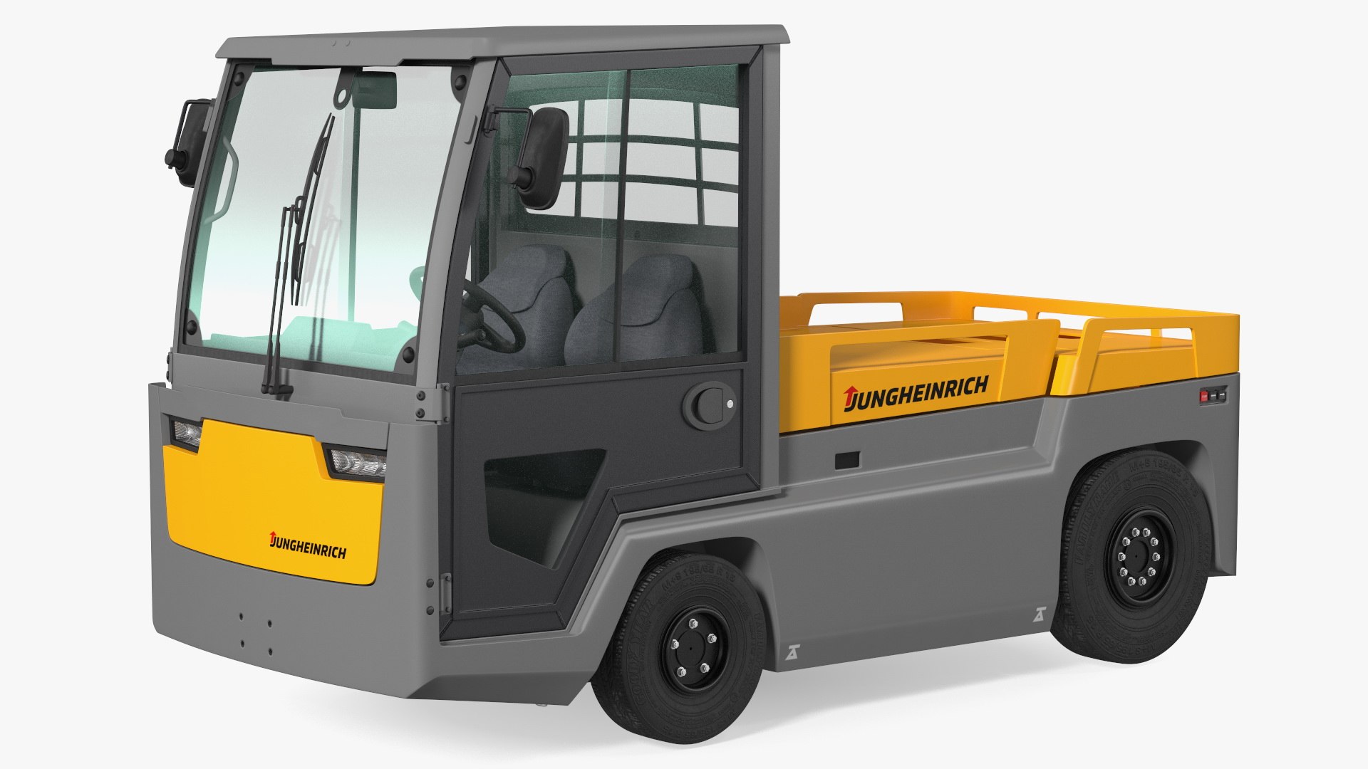 Jungheinrich EZS 7280 Electric Tow Tractor 3D model preview