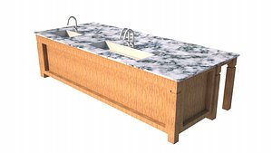 kitchen work 3D model