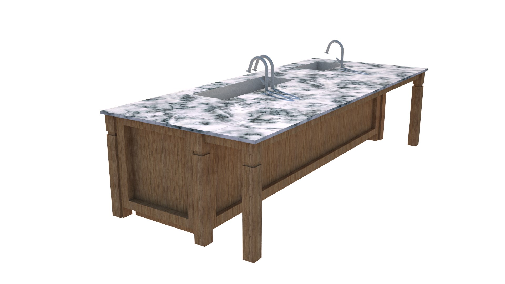 Kitchen Work 3D Model - TurboSquid 1153895