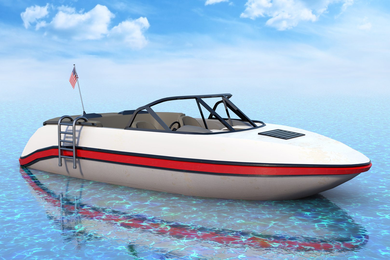 Boat Motorboat 3D Model - TurboSquid 1445121