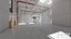 Modern unfurnished warehouse with office for Blender Eevee and Cycles