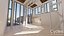 Modern unfurnished warehouse with office for Blender Eevee and Cycles