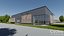 Modern unfurnished warehouse with office for Blender Eevee and Cycles